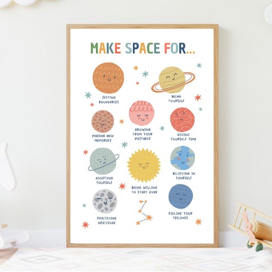 Maak ruimte voor sociaal emotioneel leren poster