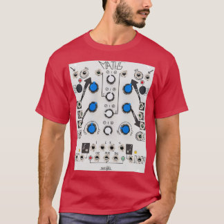 Maak ruisgeluid Wiskunde Eurorack Modular Syndrome T-shirt