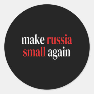 Maak Rusland Klein Again Glory To Oekraine Slava U Ronde Sticker