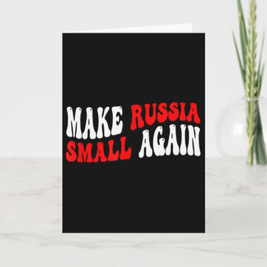 Maak Rusland weer klein Kaart (Voorkant)