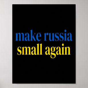 Maak Rusland weer klein Toe aan Oekraïne Slava Oek Poster