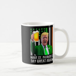 Maak Saint Patrick's Day weer geweldig Vlag grappi Koffiemok
