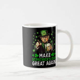 Maak Saint Patrick's Day weer geweldig Vlag van de Koffiemok