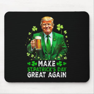 Maak Saint Patrick's Day weer geweldig Vlag van de Muismat