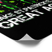 Maak Saint Patrick's Day weer geweldig Vlag van de Poster (Hoek)