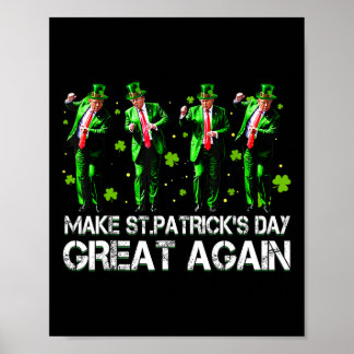 Maak Saint Patrick's Day weer geweldig Vlag van de Poster