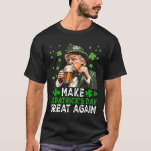 Maak Saint Patrick's Day weer geweldig Vlag van de T-shirt
