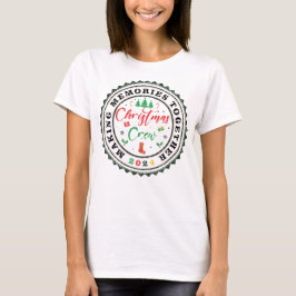 Maak samen herinneringen aan familie kerstploeg 20 t-shirt