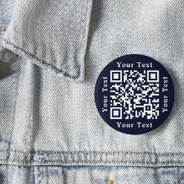 Maak Scan om te betalen of QR-code voor bedrijfswe Ronde Button 5,7 Cm