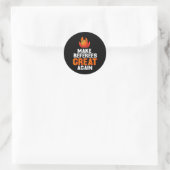 Maak scheidsrechters weer geweldig ronde sticker (Tas)
