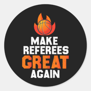 Maak scheidsrechters weer geweldig ronde sticker