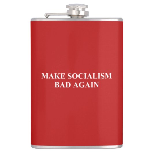 Maak socialisme weer slecht heupfles (Voorkant)