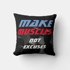 Maak Spieren Bodybuilding Fitness Motivatie Kussen