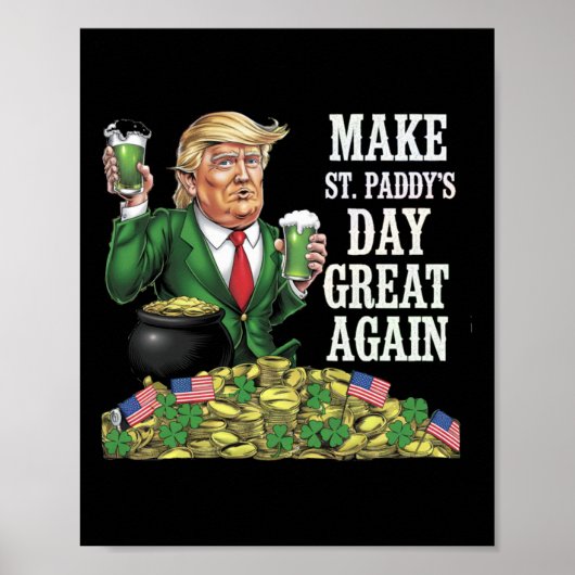 Maak St. Paddy's Day weer geweldig - Grappig Iers  Poster (Voorkant)