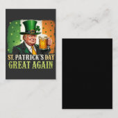 Maak St. Patrick weer geweldig Trump Iers  Notitiekaartje (Voorkant / Achterkant)