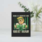 Maak St. Patrick's Dag weer groot Feestdagenkaart (Staand voorkant)