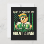 Maak St. Patrick's Dag weer groot Feestdagenkaart (Voorkant)
