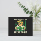 Maak St. Patrick's Dag weer Groot Kaart (Staand voorkant)