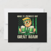 Maak St. Patrick's Dag weer Groot Kaart (Achterkant)