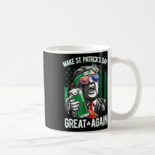 Maak St. Patrick's Day Groot Again Ierse Leprechau Koffiemok