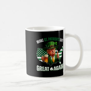 Maak St. Patrick's Day Groot Opnieuw Trump Klavert Koffiemok