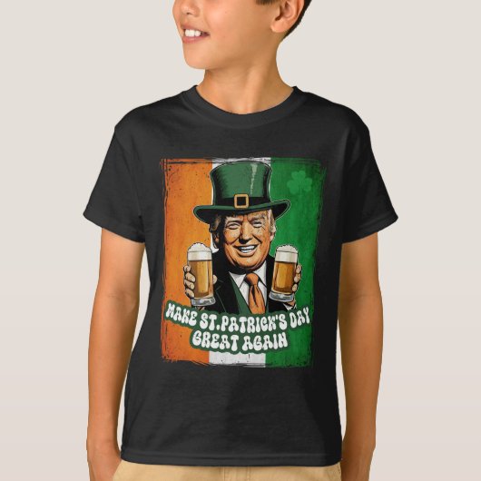 Maak St. Patrick's Day opnieuw geweldig, grappige  T-shirt (Voorkant)
