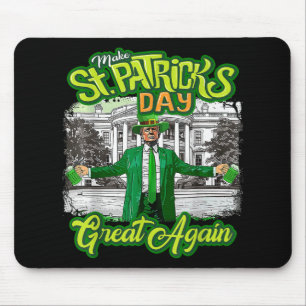 Maak St. Patrick's Day weer een grappige Trump Muismat