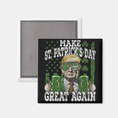 Maak St Patrick's Day weer geweldig Amerikaanse vl Magneet (Voorkant / Achterkant)