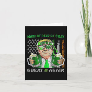 Maak St Patrick's Day weer geweldig grappig bier T Kaart