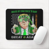 Maak St Patrick's Day weer geweldig grappig bier T Muismat (Met muis)