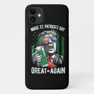 Maak St. Patrick's Day weer geweldig, grappig Trum Case-Mate iPhone Case