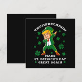 Maak St. Patrick's Day weer geweldig, grappig Trum Kaart (Voorkant / Achterkant)