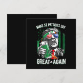 Maak St. Patrick's Day weer geweldig, grappig Trum Kaart (Voorkant / Achterkant)