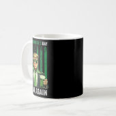 Maak St. Patrick's Day weer geweldig, grappig Trum Koffiemok (Voorkant links)