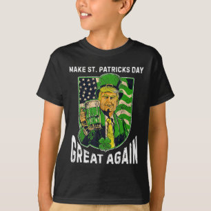 Maak St. Patrick's Day weer geweldig, grappig Trum T-shirt