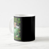 Maak St Patrick's Day weer geweldig Grappig Trump Koffiemok (Voorkant links)