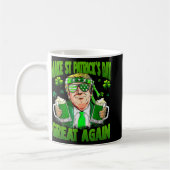 Maak St Patricks Day weer geweldig Grappig Trump M Koffiemok (Links)