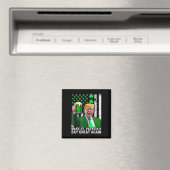 Maak St Patricks Day weer geweldig Grappig Trump M Magneet (Insitu (Vaatwasser))