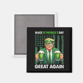 Maak St Patricks Day weer geweldig Grappig Trump M Magneet (Voorkant / Achterkant)