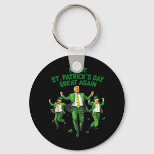 Maak St Patricks Day weer geweldig Grappig Trump M Sleutelhanger
