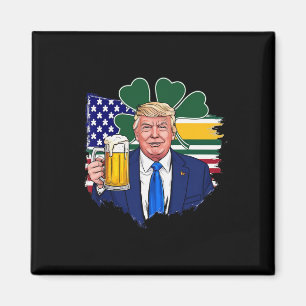 Maak St Patrick's Day weer geweldig grappig Trump  Magneet