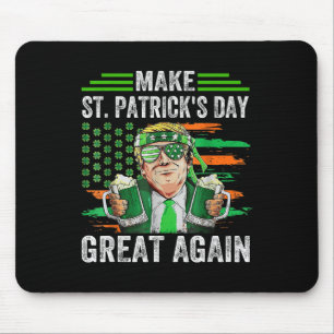 Maak St Patrick's Day weer geweldig grappig Trump Muismat