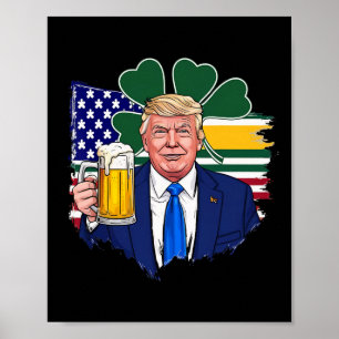 Maak St Patrick's Day weer geweldig grappig Trump Poster