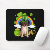 Maak St. Patrick's Day weer geweldig, grappig vark Muismat (Met muis)