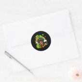 Maak St. Patrick's Day weer geweldig, grappige das Ronde Sticker (Envelop)