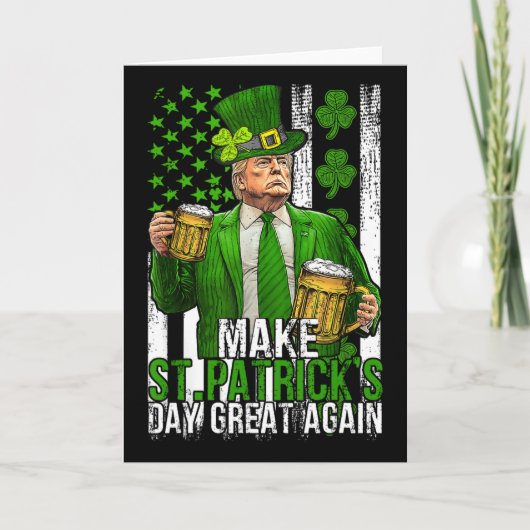 Maak St. Patrick's Day weer geweldig, grappige Tru Kaart (Voorkant)