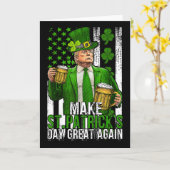 Maak St. Patrick's Day weer geweldig, grappige Tru Kaart (Gele Bloem)