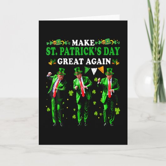 Maak St. Patrick's Day weer geweldig, grappige Tru Kaart (Voorkant)