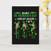 Maak St. Patrick's Day weer geweldig, grappige Tru Kaart (Gele Bloem)