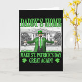 Maak St. Patrick's Day weer geweldig, grappige Tru Kaart (Gele Bloem)